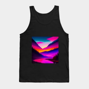 Pink sky Tank Top